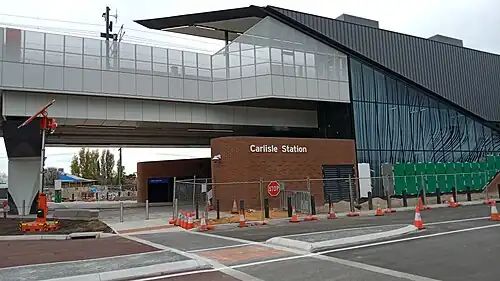Carlisle station platform
