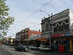 Main shopping strip, Carlisle Street