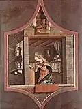 Carlo Crivelli, "Annunciation", 1482. Tempera on poplar. Städel, Frankfurt am Main, Inv. 841A