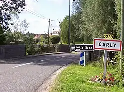 The road into Carly