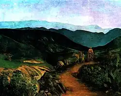 The Andes. Tempera on paper. 180 x 143&nbsp;cm., collection of the government of Zulia