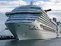Carnival Glory docked in Saint Martin on October 5, 2005