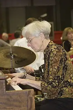 Jazz pianist Carol Lou Woodward, Richmond, Indiana, 2006