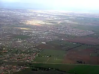 Aerial view of Caroline Springs from the north