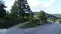 Carpathian village Kozova along the M06 Highway