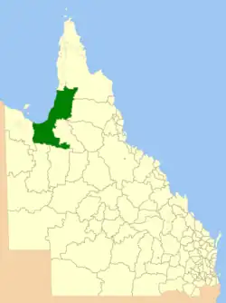 Location within Queensland