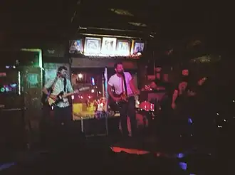 Carpetbagger performing at Hole in the Wall in May 2014