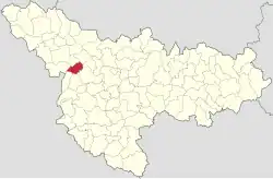 Location in Timiș County