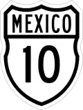 Federal Highway 10 shield