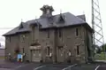The carriage house behind Jackson mansion