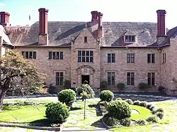 The front façade of the mansion, 2012