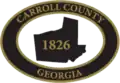 Official logo of Carroll County, Georgia