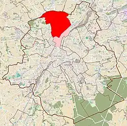 Location within Belgium