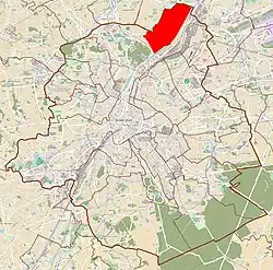 Location within Belgium