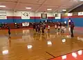 Inside view of Carterville Gymnasium