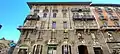 Casa Guazzoni, facade on via Malpighi after 2022 restoration