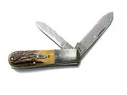 Case Damascus Barlow Knife