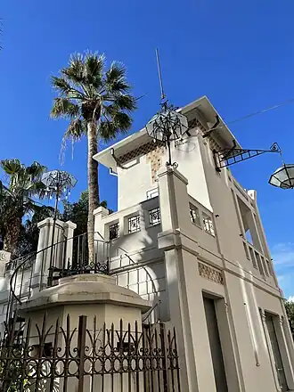 Exterior of the Casina delle Palme in Trapani