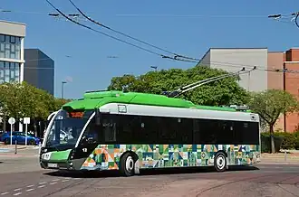 Trolleybus in Castellón de la Plana