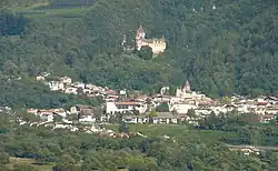 View of Montan an der Weinstraße