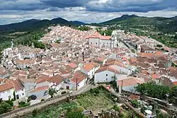 A view of the hilttop seat of the municipality of Castelo de Vide