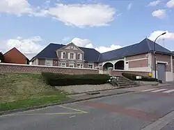 The town hall and school of Castres