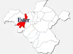 Location of Ester