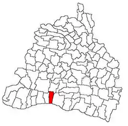 Location in Dolj County