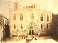 The reform of the façade at the commencement of the build in 1890