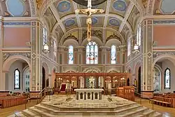 View towards the apse in 2013