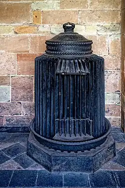 A Gurney Stove at Cathedral Church of Christ and St Mary, Cloister, Worcester