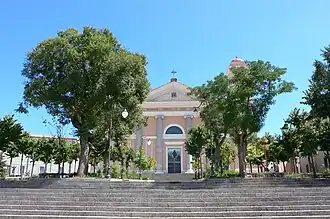 View across the piazza