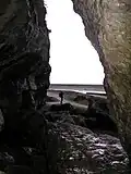 view from the cave