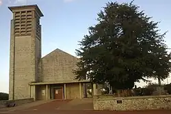The church in Cavigny
