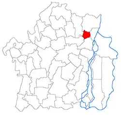 Location in Brăila County