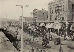Image 18Cripple Creek, Colo., under martial law, during the 1894 strike.