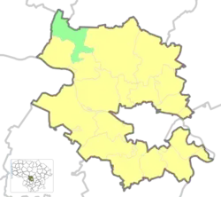 Location of Čekiškė Eldership