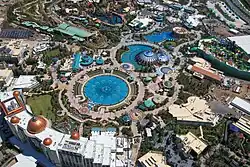 Aerial overview of Celestial Park