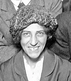 A cropped image of Arnauld from a group portrait of the Dadaists, 1921