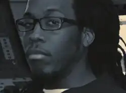 Kasim Keto in a recording studio.