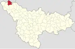 Location in Timiș County