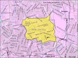 Census Bureau map of Fair Lawn, New Jersey