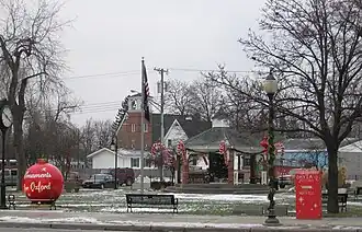 Centennial Park, south side of district
