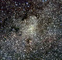 The center of the Milky Way – image taken by ISAAC, the VLT's near- and mid-infrared spectrometer and camera