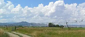 A small center pivot system from beginning to end