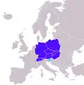 Central European countries in Encarta Encyclopedia (2009):[112] &nbsp;&nbsp;Central European countries &nbsp;&nbsp;Slovenia in "south central Europe"