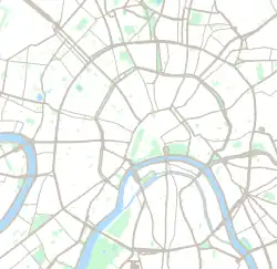 Red Square is located in Central Moscow