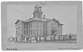 Central School and students in 1884