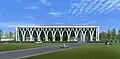 Artist's rendition of the building facade, 2011