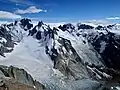 Cerro Piergiorgio in upper left corner